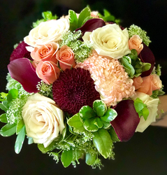 Calla Lily and Rose Bouquet  Davenport Florist - Same Day Flower Delivery - Flower Power 